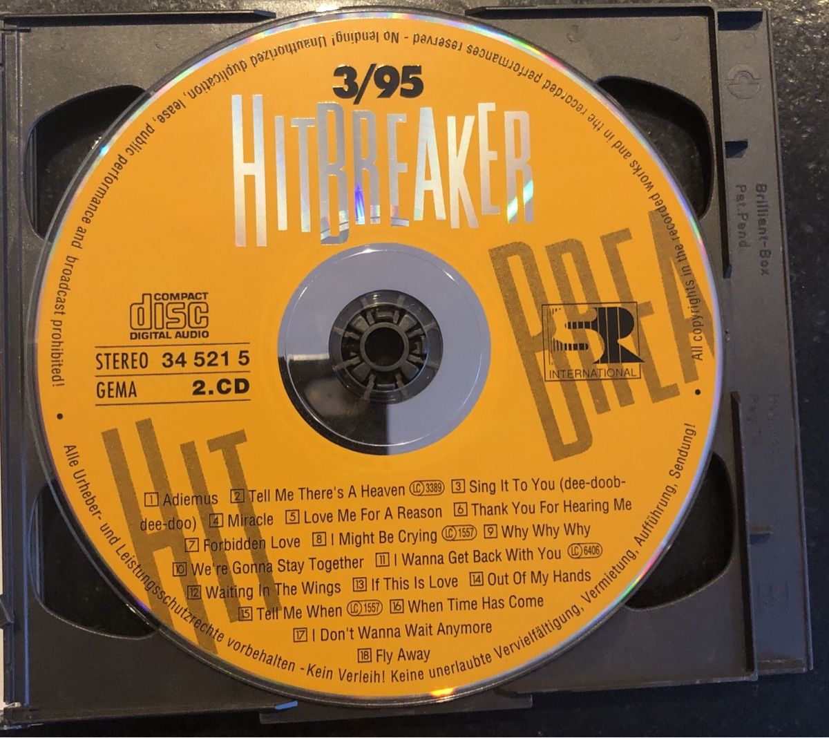 CD: 2CD Hitbreaker 3/95 Pop & Dance Klassiker 90er – Usato da Hinwil venduto da anj_w882 3