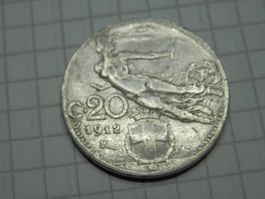 Italien 20 Centesimi, 1912
