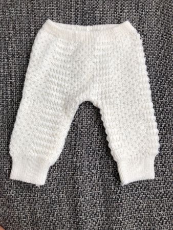warme Baby Hosen, Gr. 56, weiss