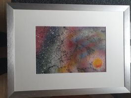 Schöner Aquarell - A. Sodat