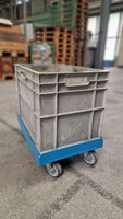 Kunstoffbox mit Transportwagen