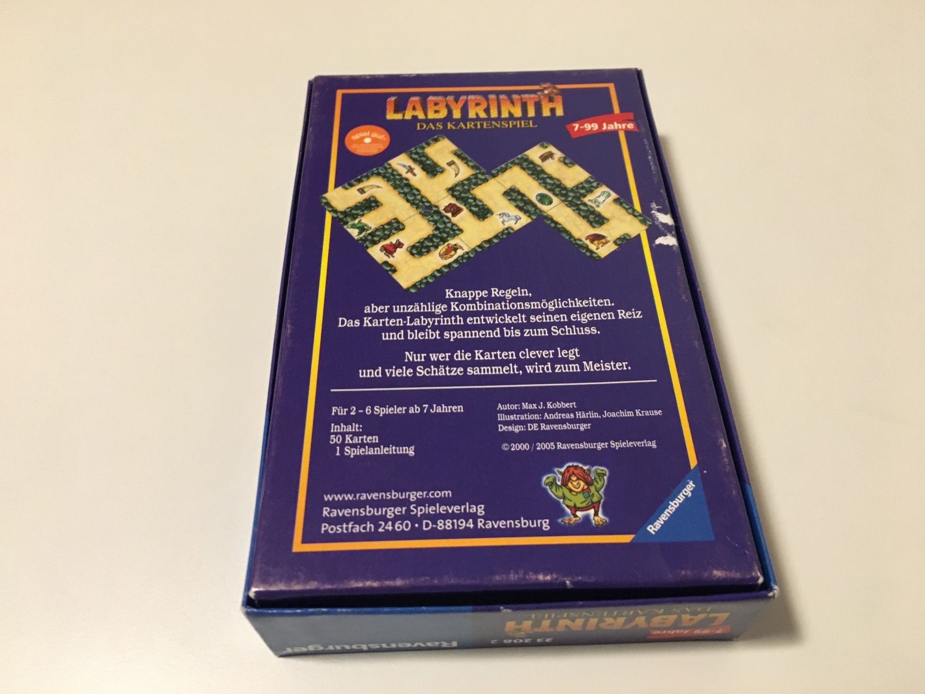 Ravensburger Giochi: LABYRINTH - Das Kartenspiel - Ravensburger - 2005 – Usato da Andwil SG venduto da Rainboli 3