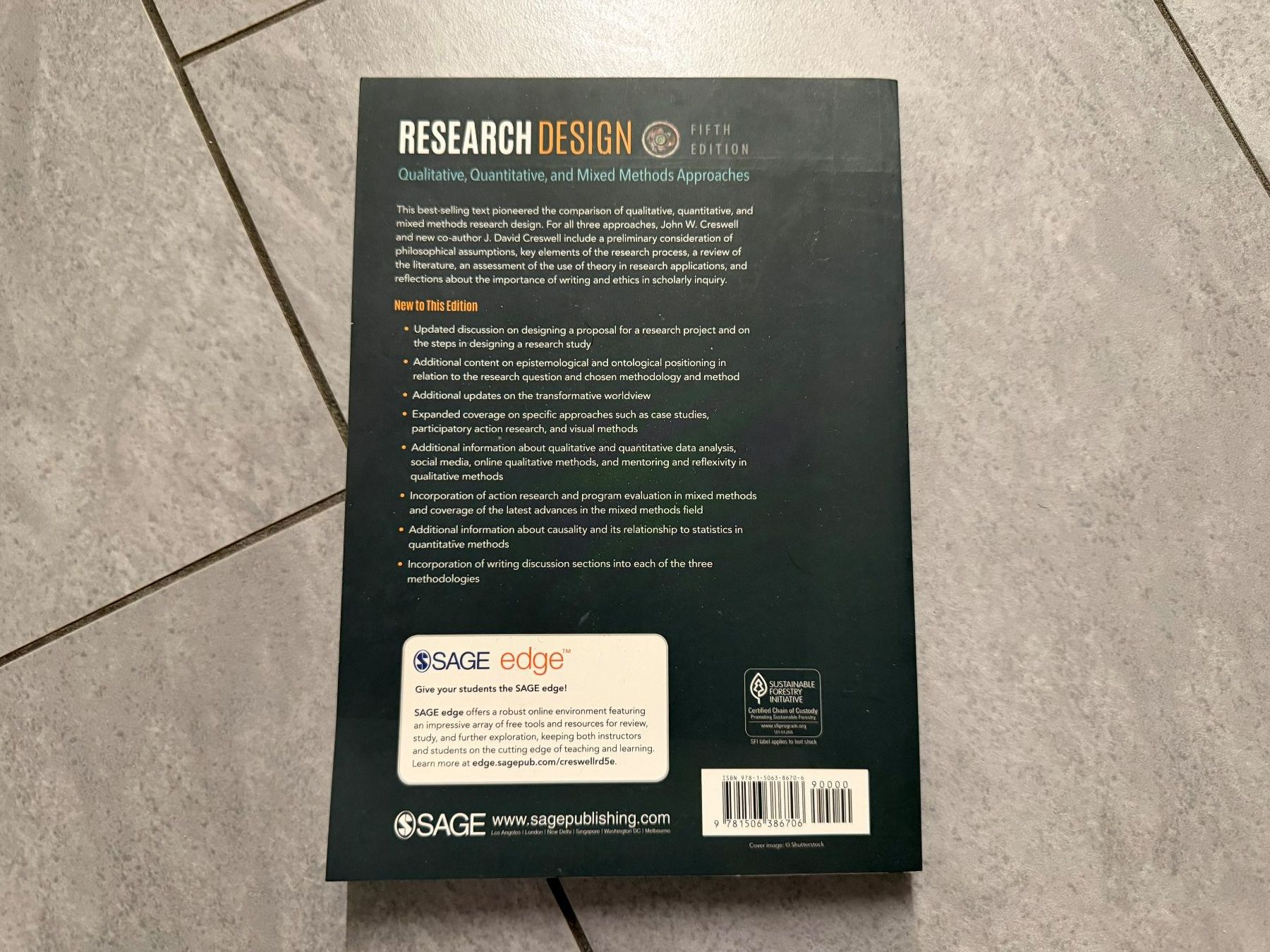 Libri: Research Design - John W. Creswell – Usato da Bülach venduto da Loredana13 1
