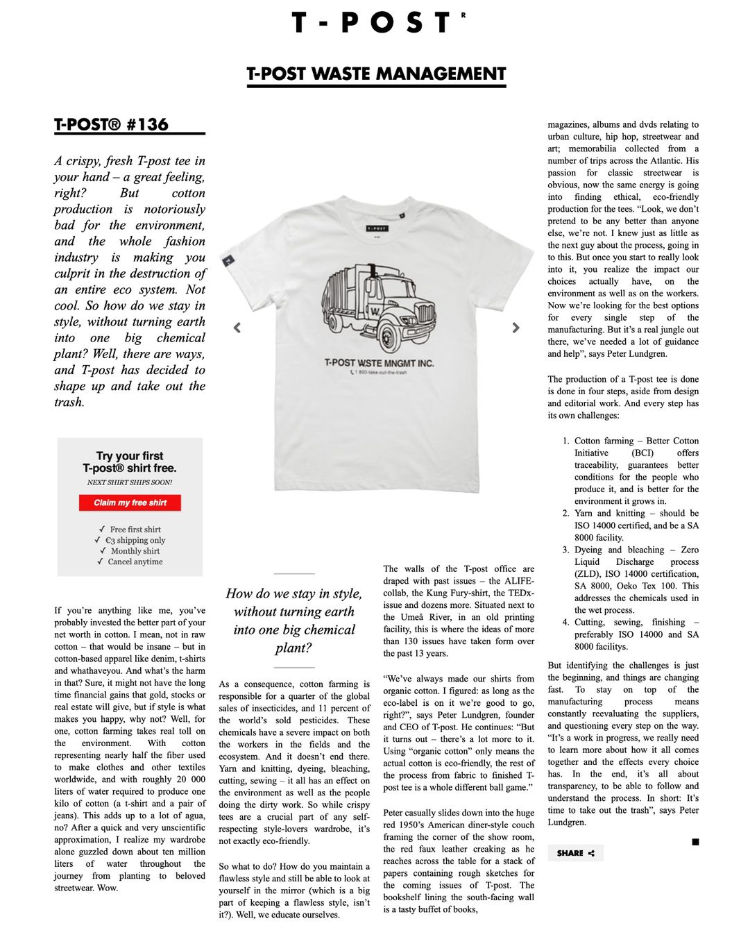 T-shirt: T-post.com Special T-Shirts mit Background - Grösse M – Nuovo (secondo la descrizione) da Münsingen venduto da Omasaki