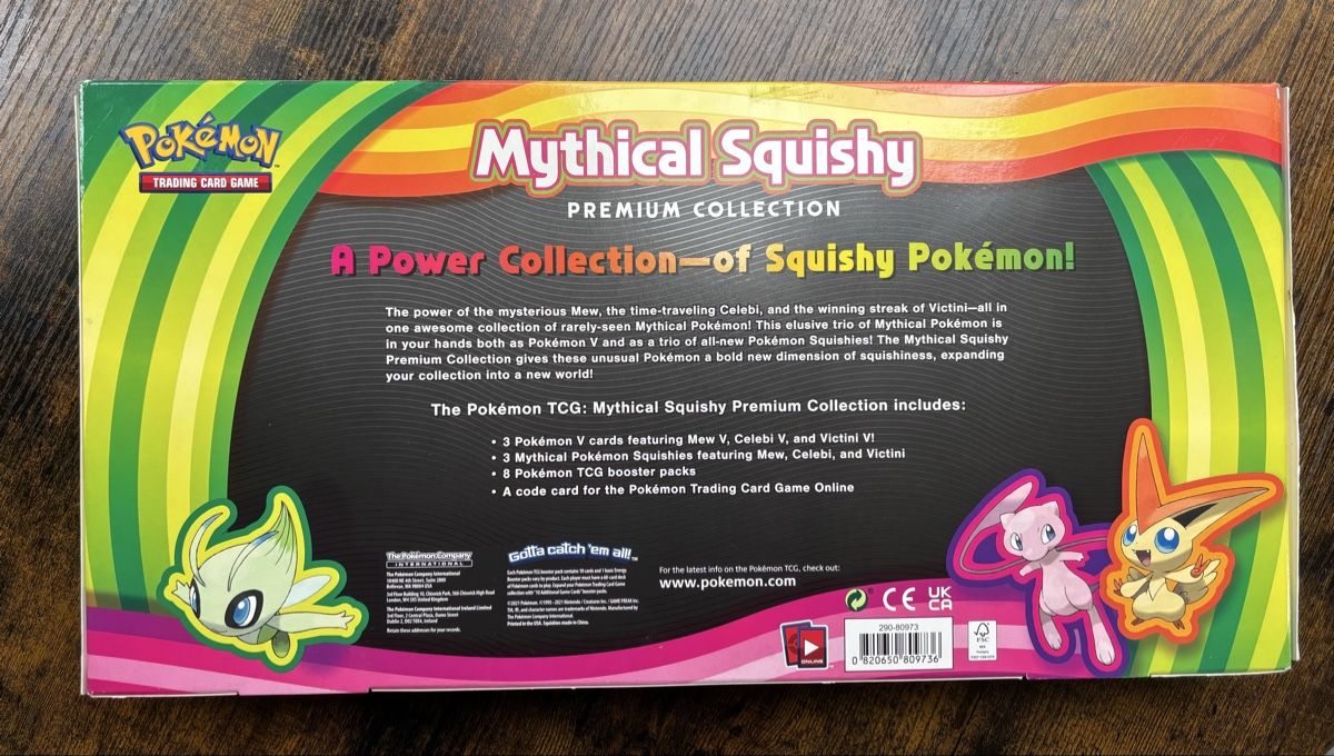 Pokémon Carte collezionabili: Pokemon Mythical Squishy Premium Collection Box – Nuovo e nell'imballaggio originale da Wangen b. Olten venduto da MimiMiim 1