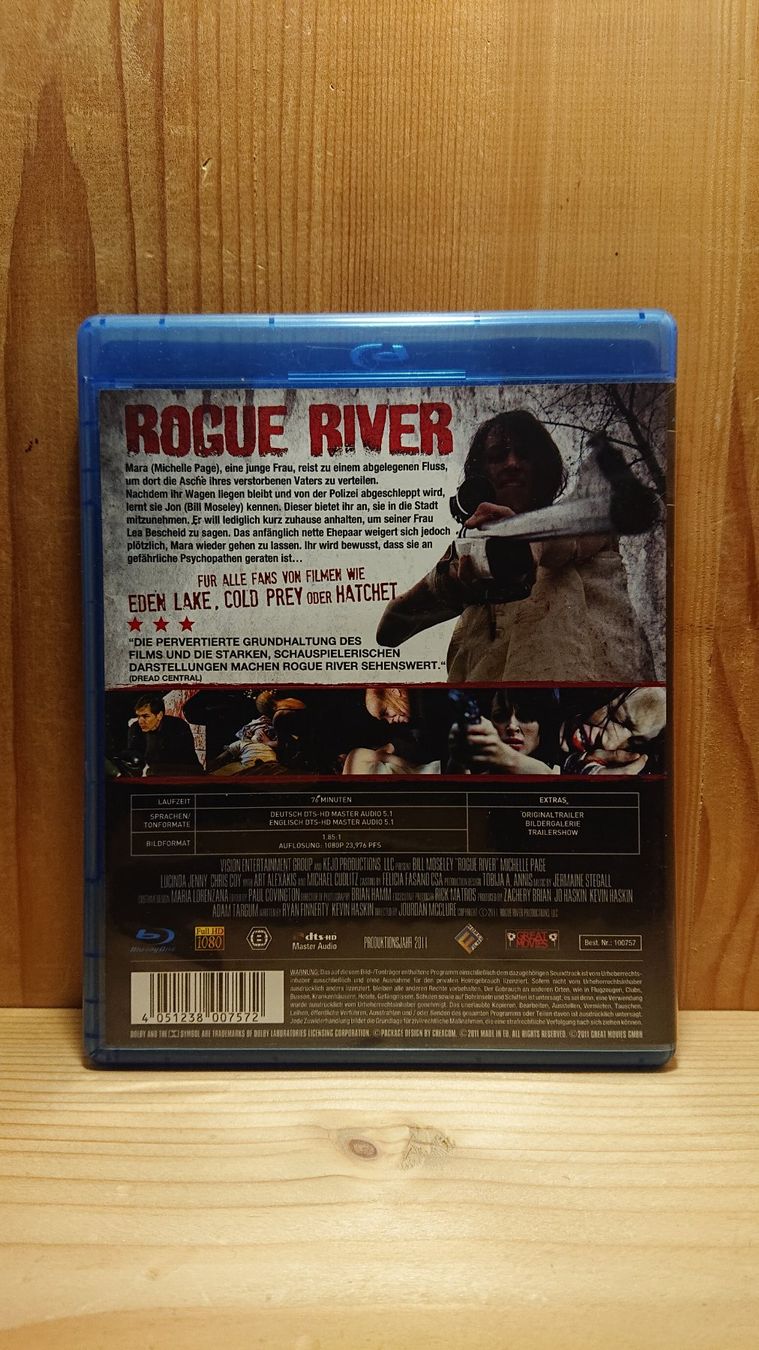 Tutti i DVDs: ROUGE RIVER Blu-Ray mit Michelle Page – Usato da Wilderswil venduto da Exebub 1