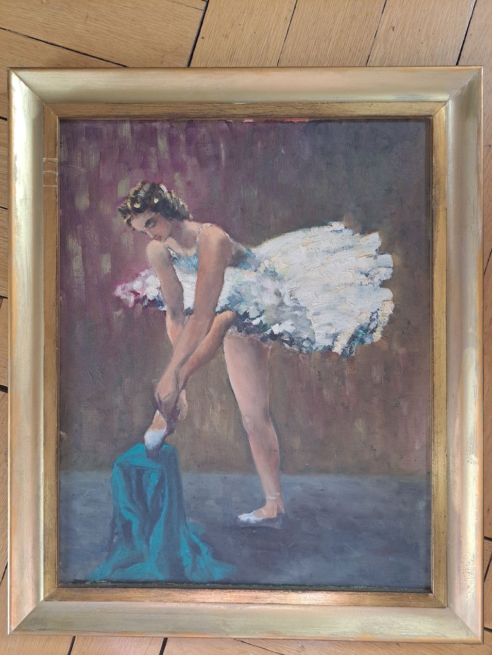 Gemälde: Tanzende Ballerina – Gebraucht aus Basel von DesireeYaDa