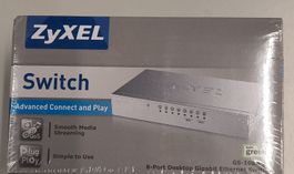 ZyXEL GS-108B v3 8-Port Gigabit Switch - Neu & OVP!