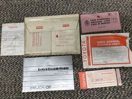 Toyota Celica Betriebsanleitung Set mit Dokumenten