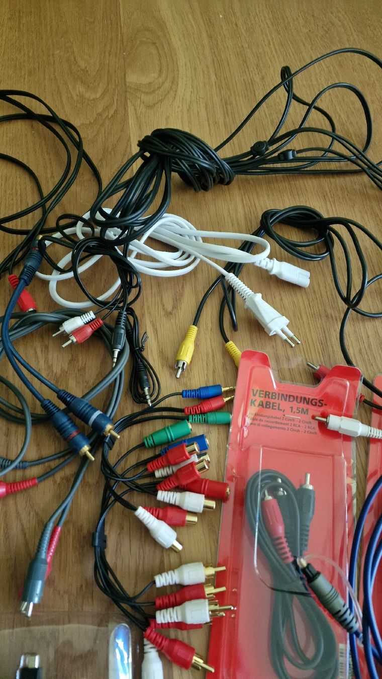 Kabel: Kabel-Satz: HDMI, Cinch, Klinke , Glas, Audio – Neu (gemäss Beschreibung) aus Urtenen-Schönbühl von Saints67 4