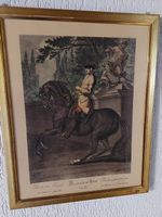 3 Reitmotive Kupferstich nach J.E. Reidinger Antik/Vintage