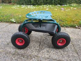 Gartensitz, Jätmobil, Rollsitz, fahrbar