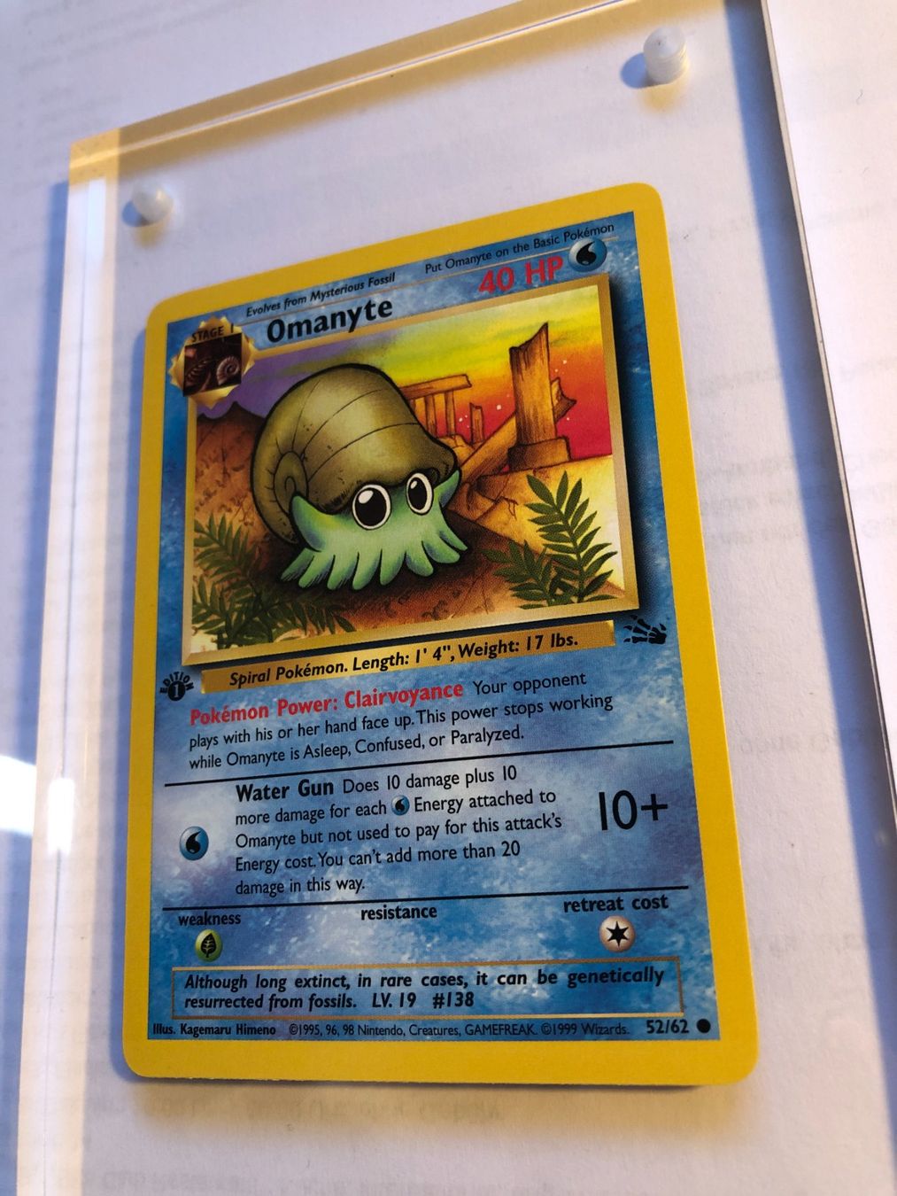 Carte collezionabili: Omanyte 1st Fossil - MINT - ab 1.- – Usato da Giubiasco venduto da dan_pr8b 2