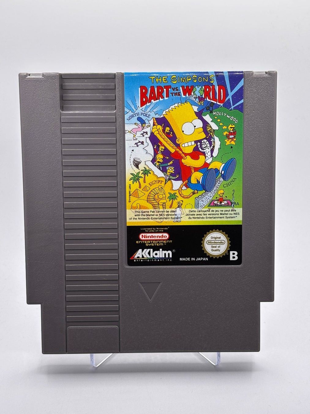 Giochi: NES - The Simpsons: Bart vs. the World – Usato da Allschwil venduto da Bullach