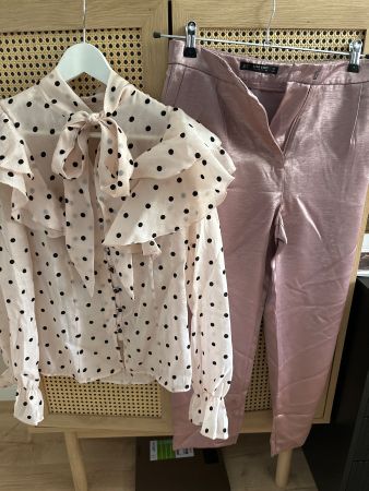 2 Teile Bluse Hose Gr 36