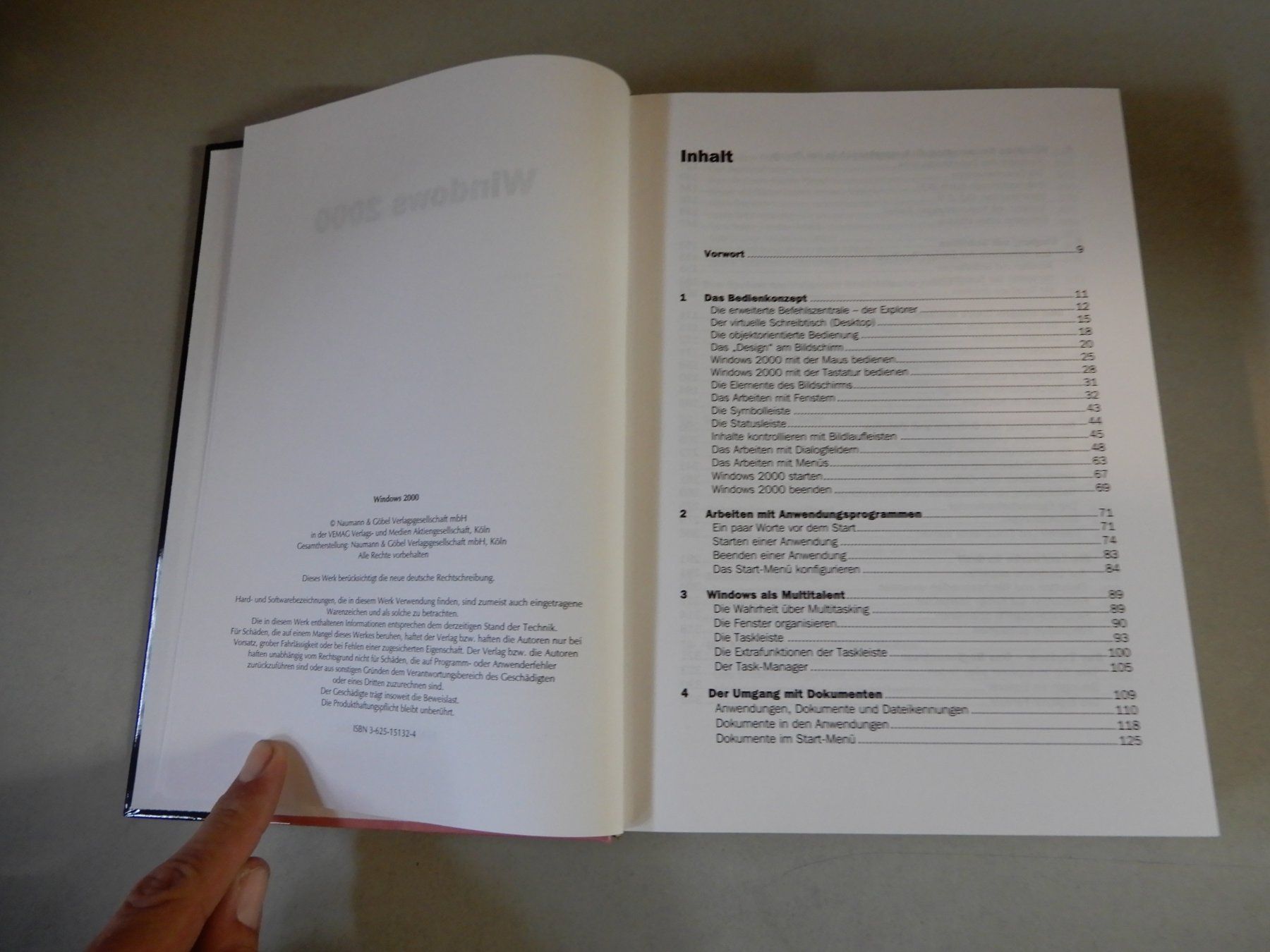 Libri: Windows 2000 - Das Anwenderbuch - Top Zustand – Usato da Erstfeld venduto da Mario_boe0 2