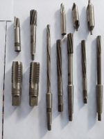 Reibahlen und Gewindebohrer Set gebraucht 11 teilig
