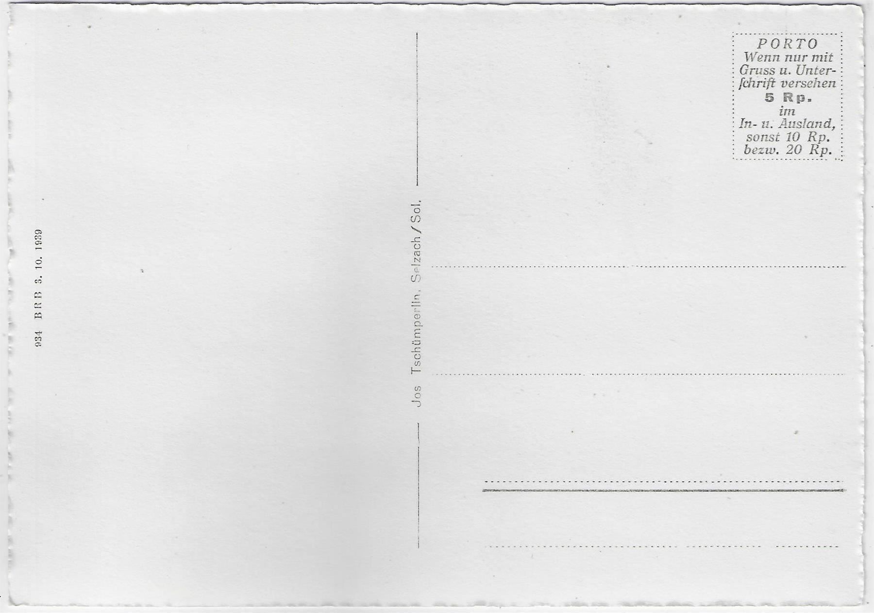 Cartoline postali: Selzach SO - Kirche mit altem Schulhaus – Usato da Ettingen venduto da Kartenplanet 1