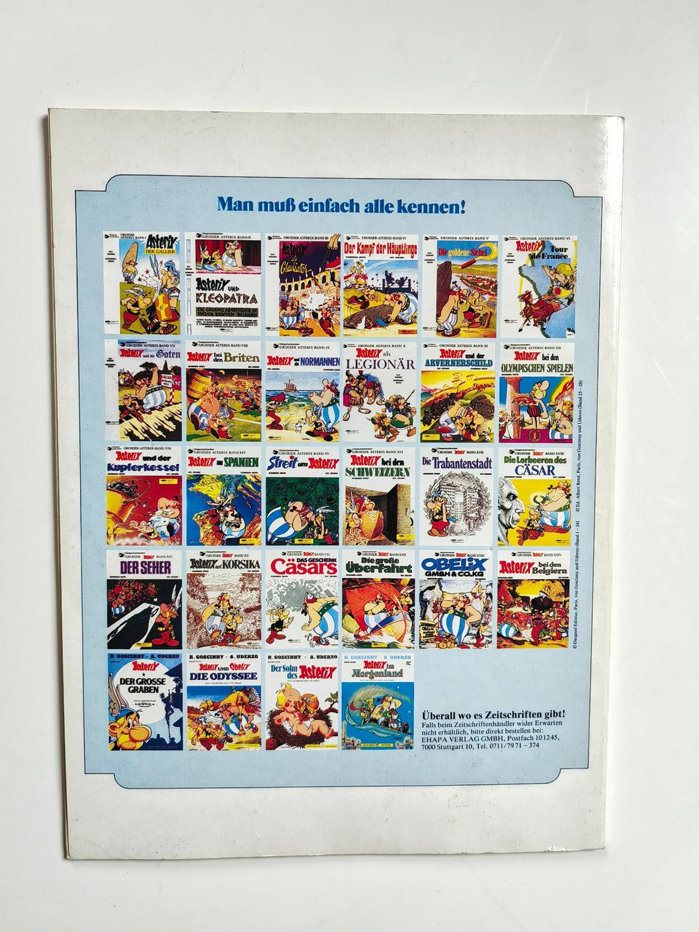 Comics: Asterix die Lorbeeren des Cäsar Band XVIII – Gebraucht aus Langenthal von Sammlungs_aus 1
