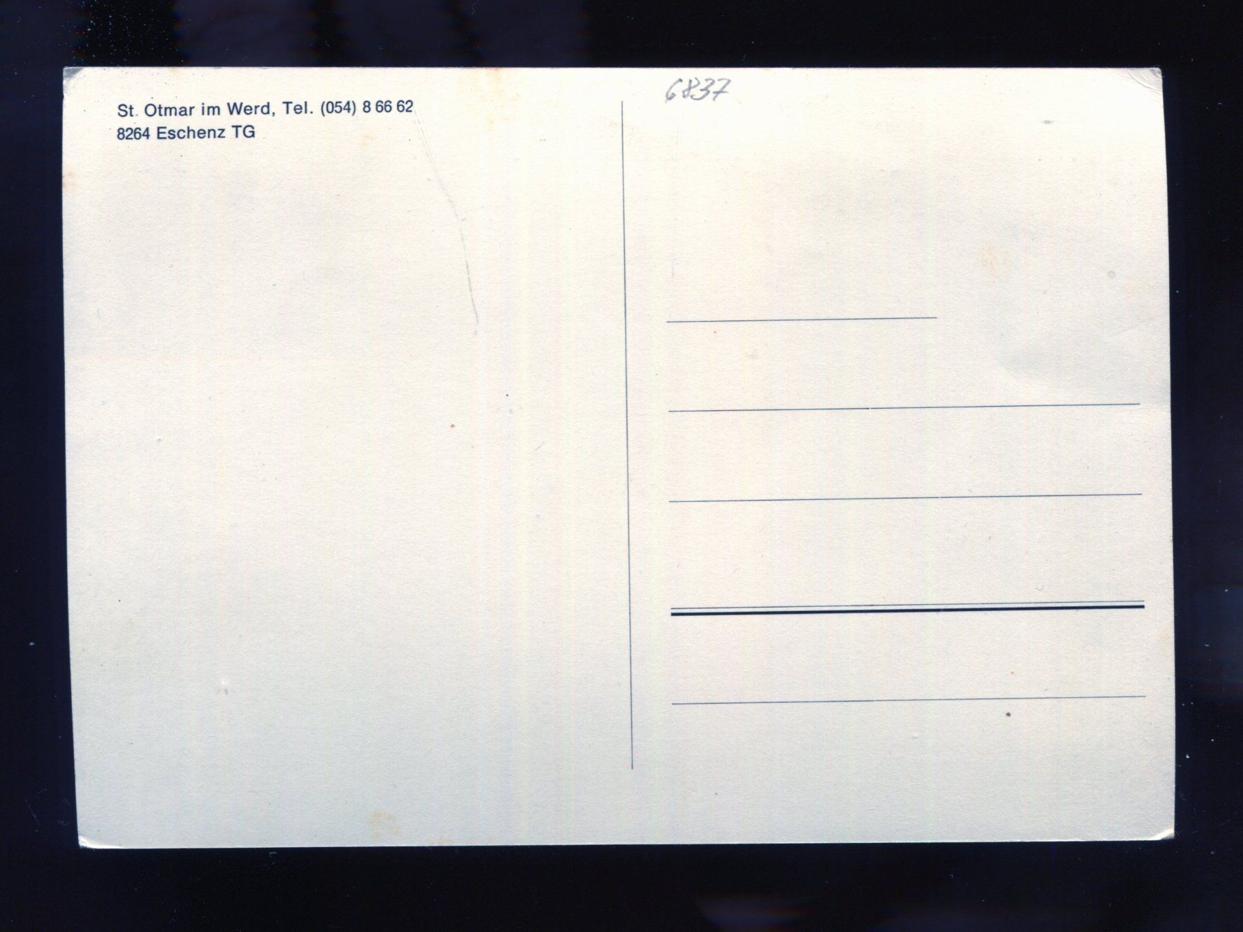 Cartoline postali: Eschenz, St. Otmar im Werd – Usato da Aarau venduto da Elmaar41 1