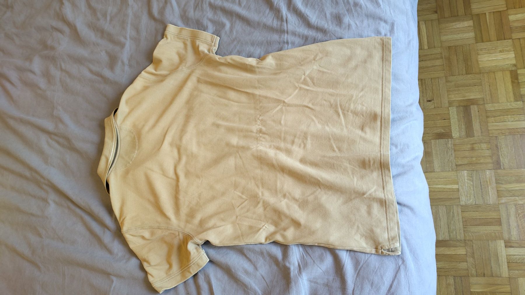 Polo-Shirts: Massimo Dutti Polo M Beige Extrafine Pique – Gebraucht aus Lausanne von SwissRunnerGuy 1