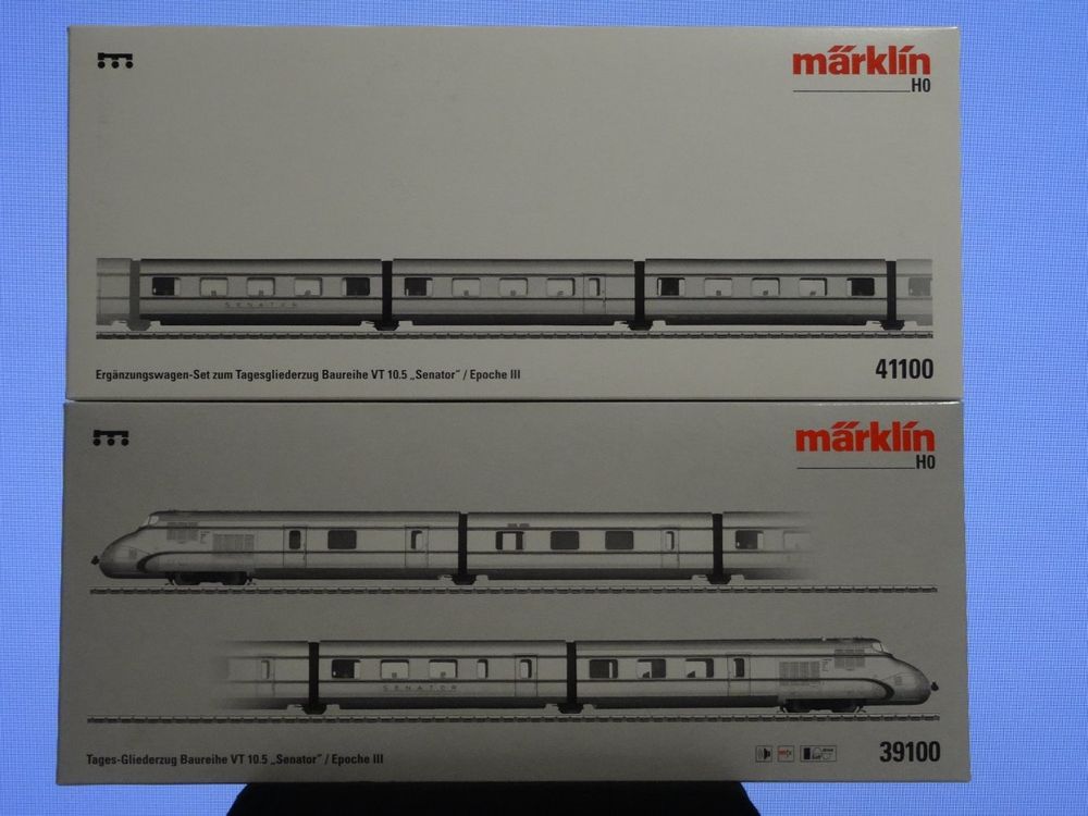 Märklin 39100, 41100, VT 10.5, Senator, DB, Sound, Vitrine | Kaufen auf ...