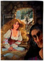 Block "Märchen. Rapunzel". Liberia.