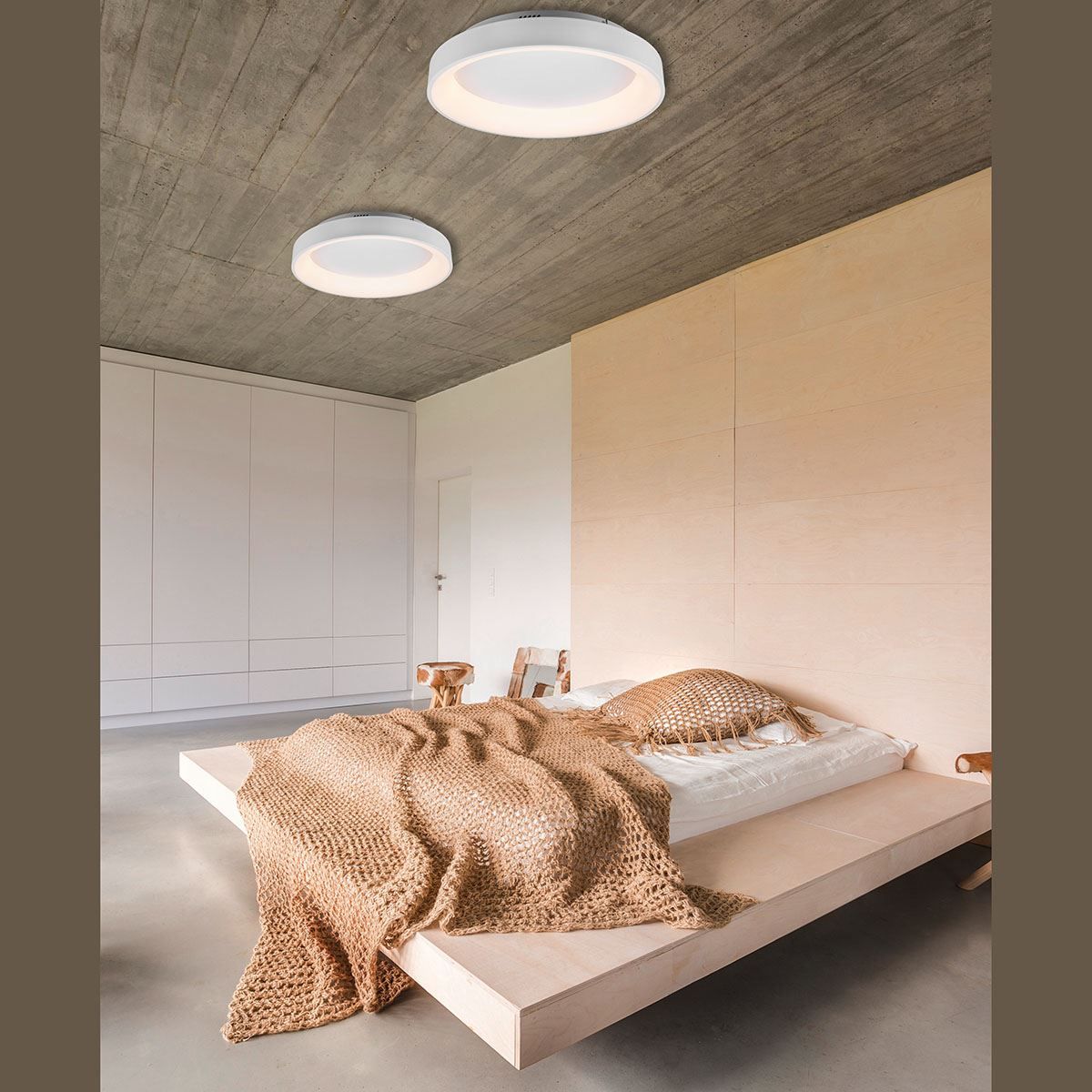 Kronleuchter & Deckenlampen: LED Deckenleuchte, Weiss, 60 cm Ø, CCT – Neu (gemäss Beschreibung) aus Kreuzlingen von Smart-Light 1