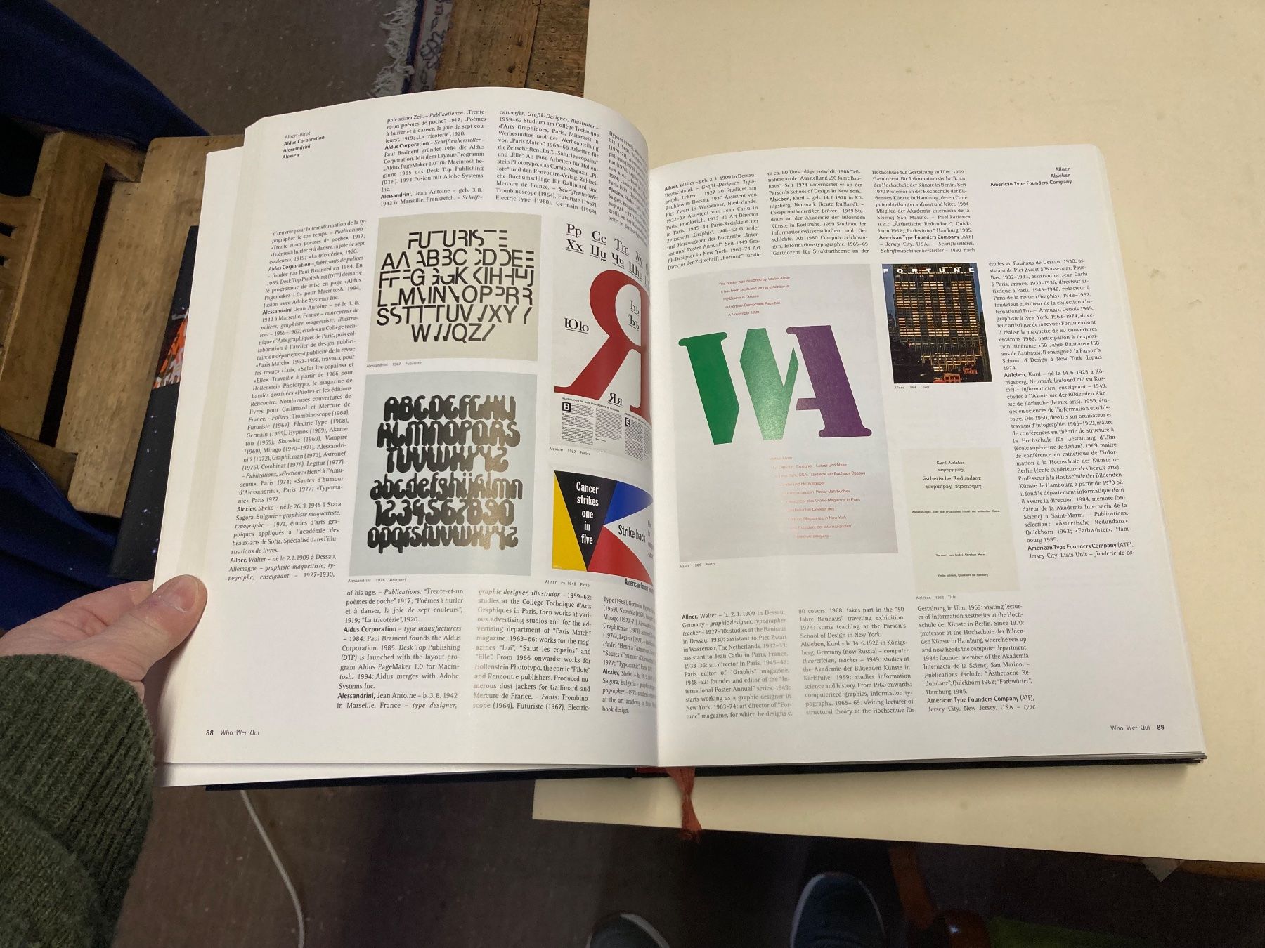 Bücher: FRIEDL OTT STEIN wann wer wie Typographie – Gebraucht aus Bern von Jwpm66 3