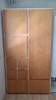 Kleiderschrank holz/weiss