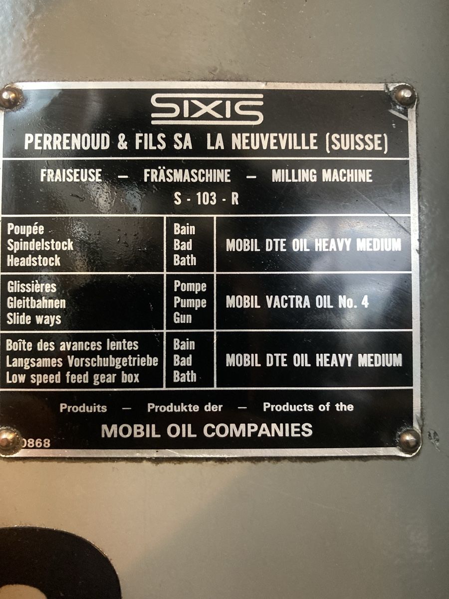 Sixis Toutes les machines: Fräsmaschiebe Sixis S103 – D'occasion à Glis par Volki_F 6