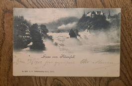 Gruss vom Rheinfall 1902