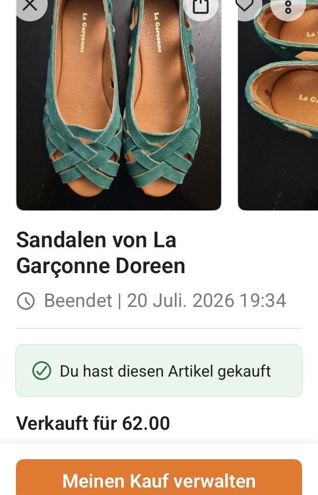 Damenschuhe: La Garçonne Grösse 38 – Gebraucht aus Zürich von Lou75 5