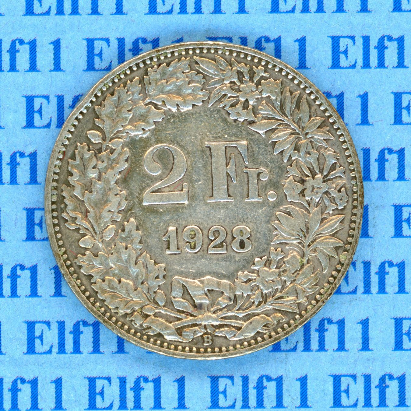 Tutti le monete: CHF___2.00 1928 -vz 2 Franken – Usato da Widnau venduto da Elf11