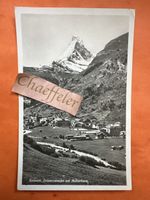1937 Zermatt Gesamtansicht mit Matterhorn 