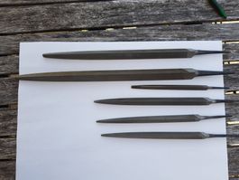 Posten Feilen ohne Griff (Metallfeilen)