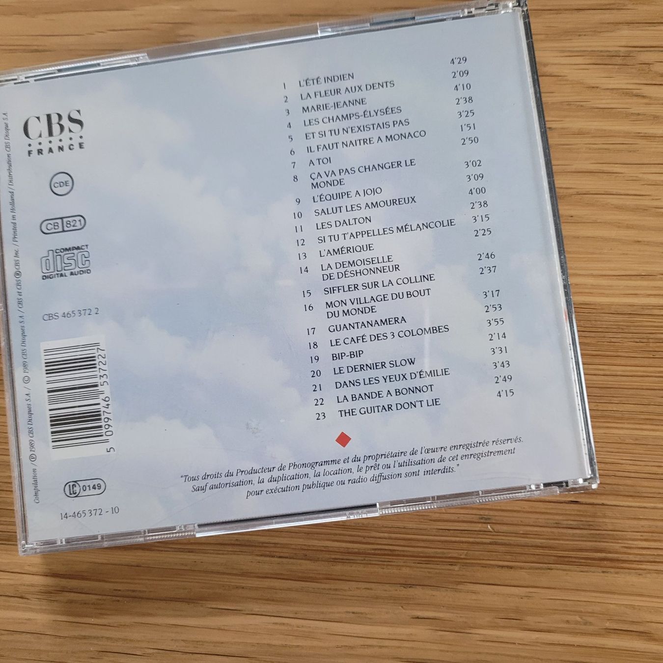 CD: CD Joe Dassin – Usato da Biel/Bienne venduto da Destockweb 2