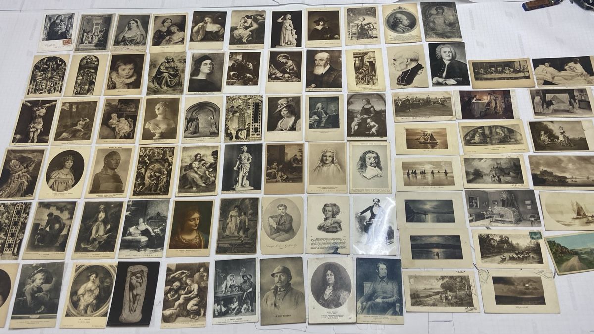Cartes postales: 280 Cartes postales anciennes Tableaux Alte Ansichtskarten – D'occasion à Basel par ste_rth9 8