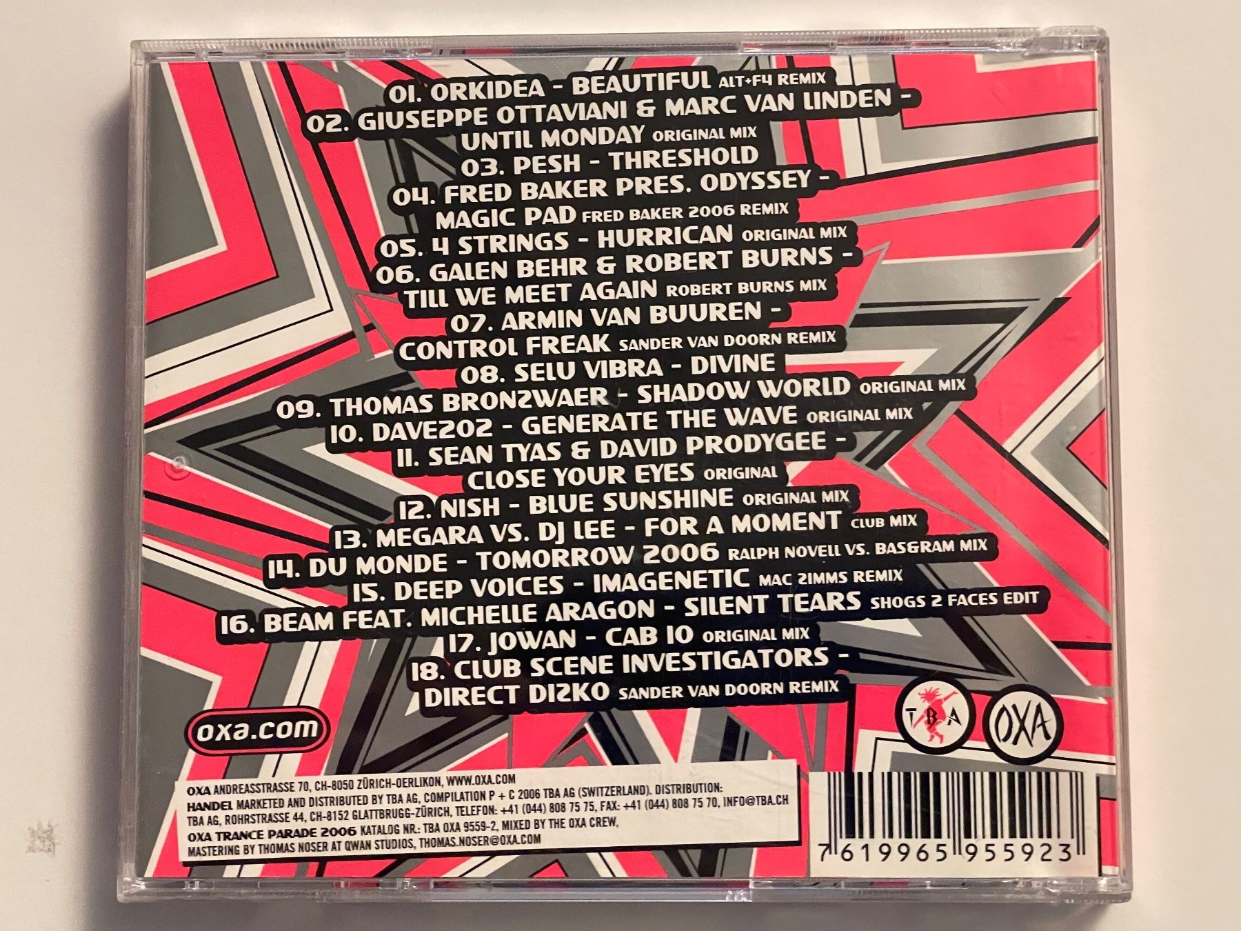 CDs: OXA Trance Parade - RAR – D'occasion à Muri b. Bern par AdidasCollector 1