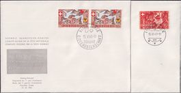 1941, B13-B14, illustrierte Komitee FDC, adresslos, K:350.-