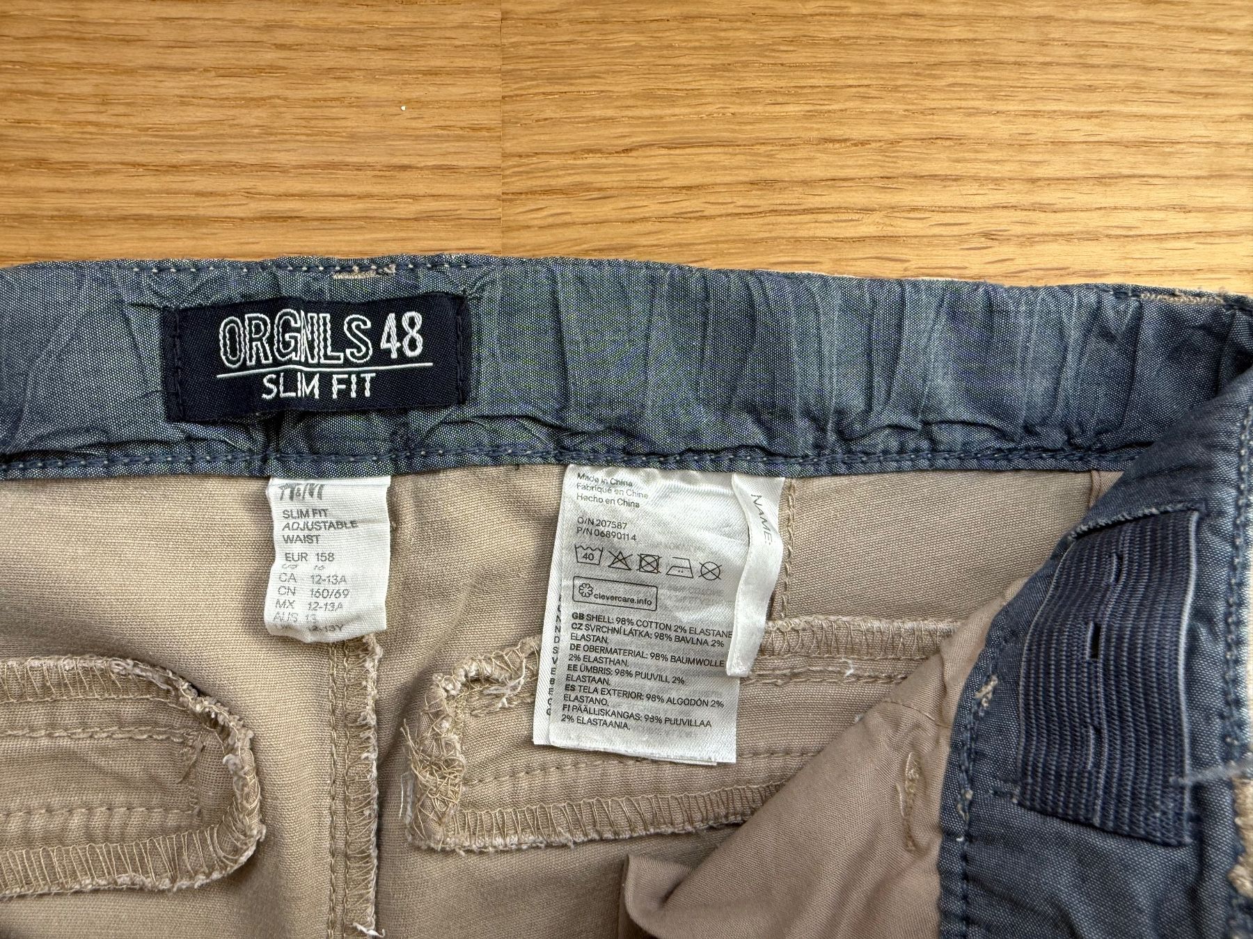 Pantaloni: Beige schöne Hose Gr 158 – Usato da Hünibach venduto da rotestandem01 1