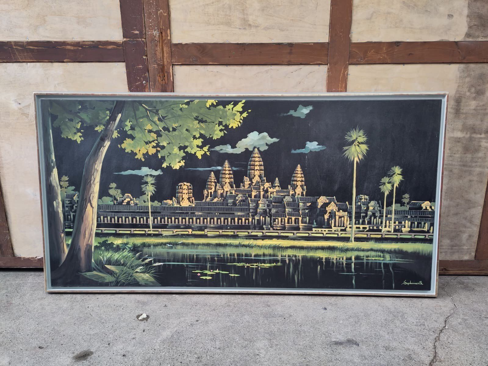 Dipinti: Grosses Gemälde Angkor Wat Tempel – Usato da Bülach venduto da .Reissverschluss.