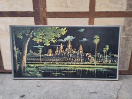 Grosses Gemälde Angkor Wat Tempel