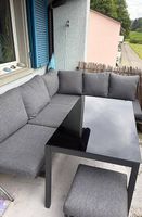 Lounge Gartensitzgruppe mit Tisch 