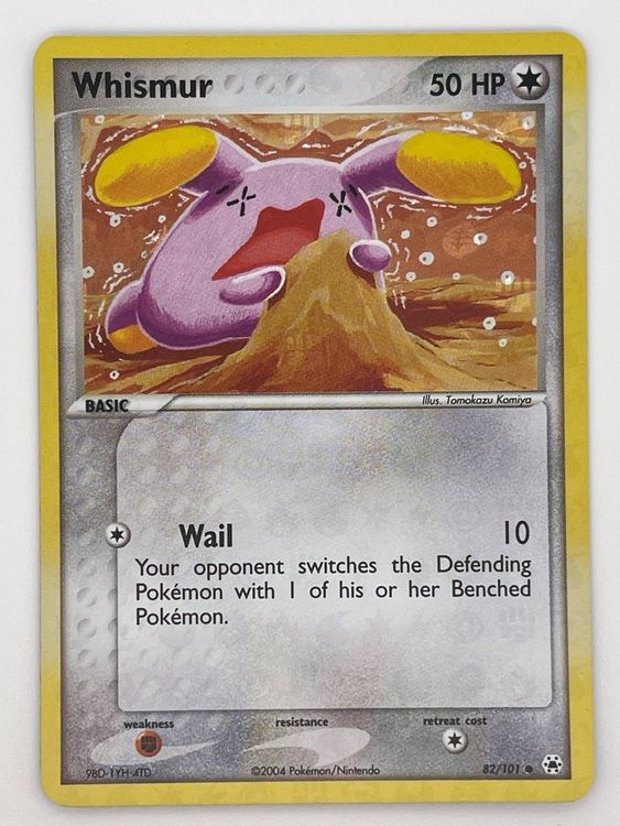 Whismur 82/101 Reverse Holo Pokémon EX Hidden Legends (Neu (gemäss ...
