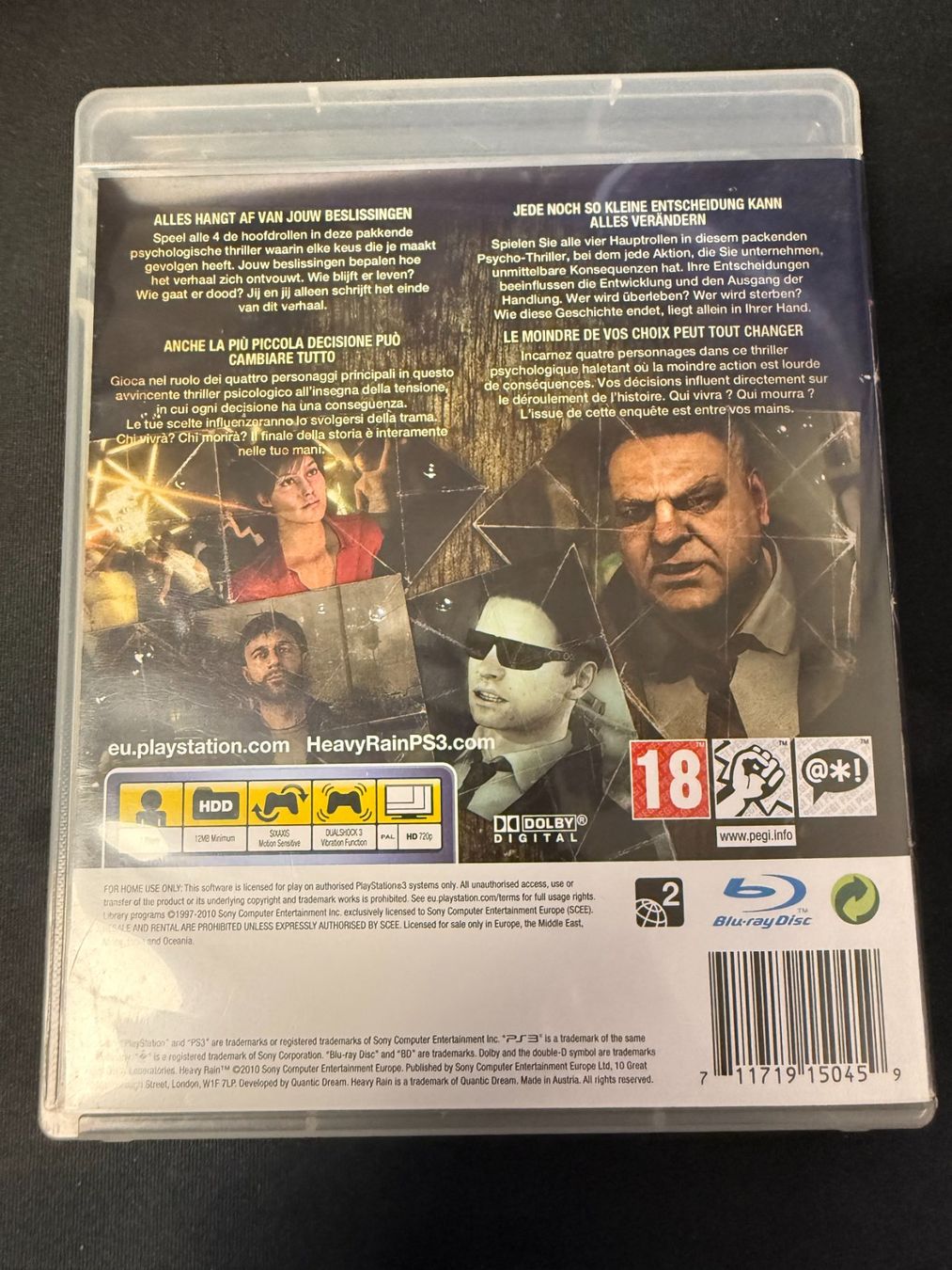 Sony Spiele: Heavy Rain - PS3 – Gebraucht aus Pont-de-la-Morge von Darfal 2