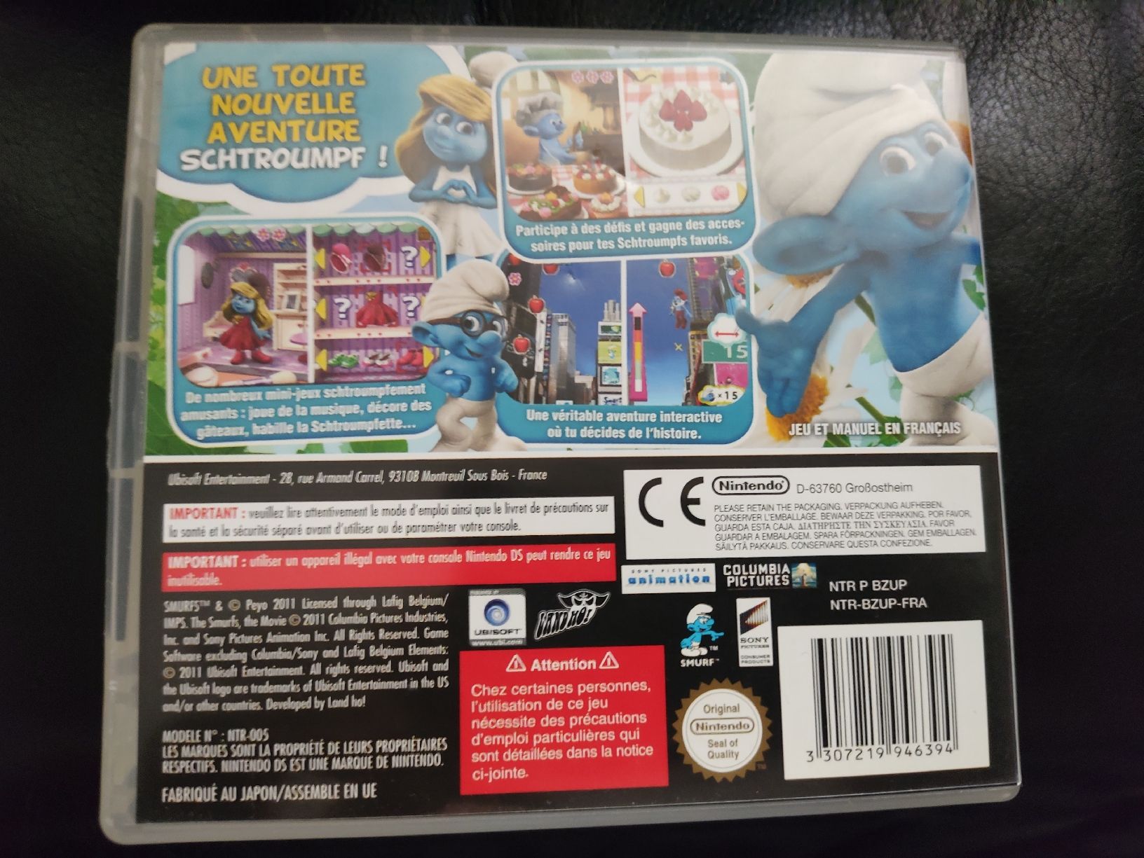 Nintendo Spiele: Les Schtroumpfs Nintendo DS - Jeu complet  – Gebraucht aus Fribourg von PastGame 1