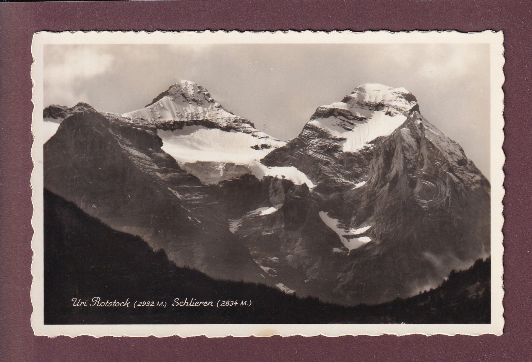 Cartoline postali: URI ROTSTOCK - Schlieren – Usato da Pully venduto da nicecards