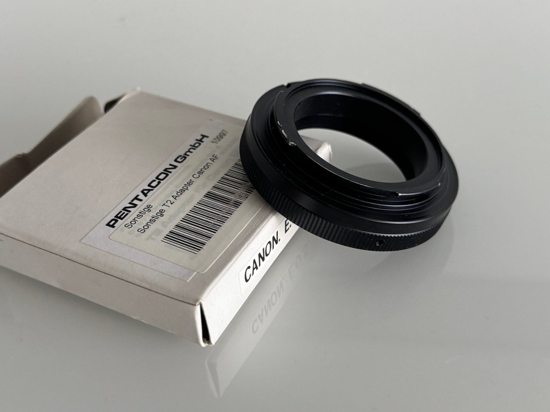 Canon Adattatori foto: Pentacon T2 Adapter Canon AF , Neuwertig! – Nuovo (secondo la descrizione) da Uhwiesen venduto da mic_kd6g 5