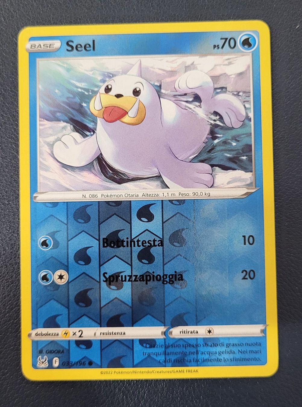 Pokémon Carte collezionabili: Pokemon 033/196 Seel Comune Reverse ITA – Usato da Lugano venduto da pan_5zpg